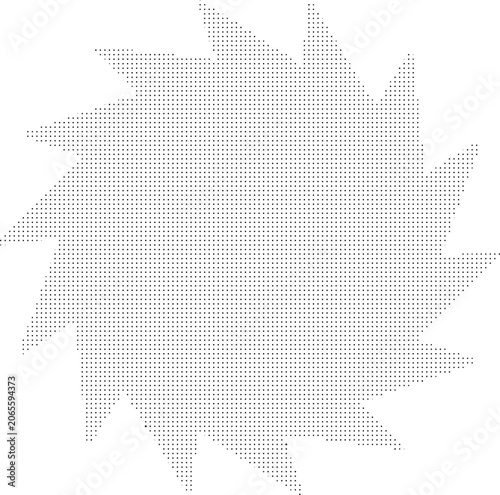 Εκτύπωση καμβά A large grey explosion with sharp edges occurs suddenly.