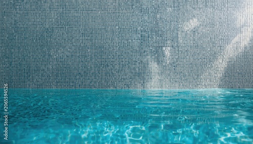 Swimming pool water surface...