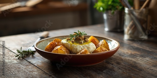 Savory French cod brandade ...