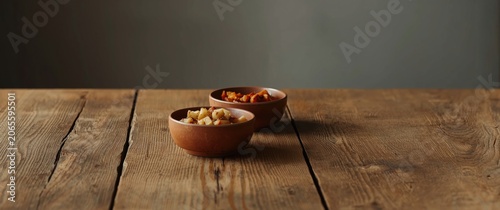 Simple dining scene with tw...
