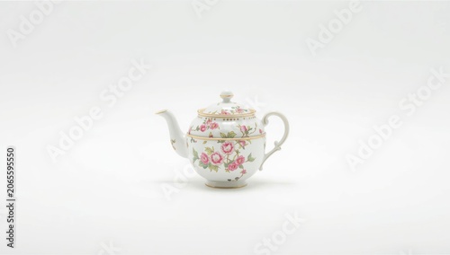 Porcelain teapot and teacup...