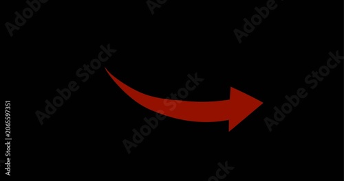 red curved arrow  alpha channel. red curved arrow  green screen. red curved arrow chromakey.
