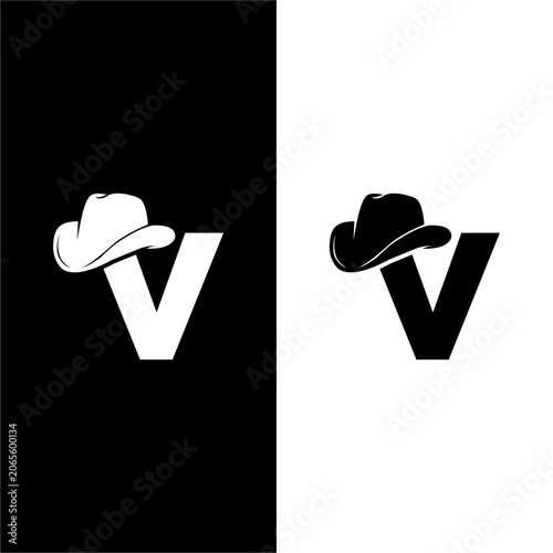 V letter logo designs.eps