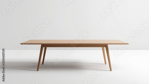 Modern wooden dining table ...