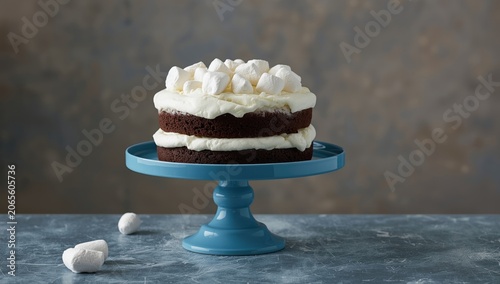 Chocolate cake with cream f...