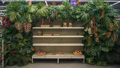 Tropical display of artific...