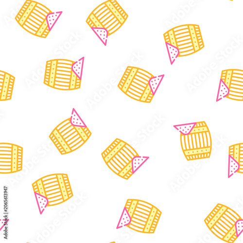 Fényképezés gunpowder powder barrel vector seamless pattern gunpowder powder barrel sign ill