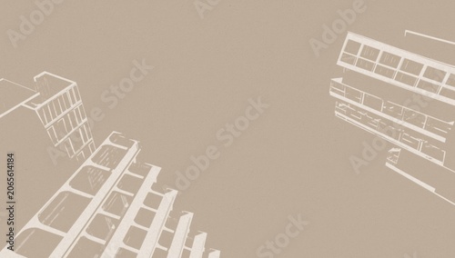 Abstract depiction of build...