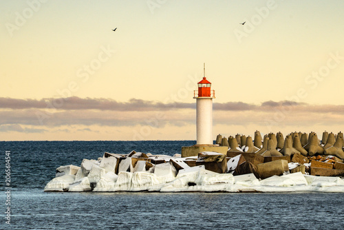 lighthouse on the coast