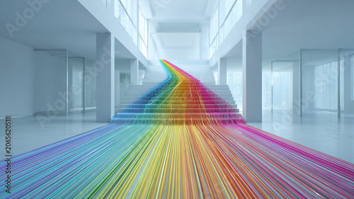 abstract rainbow background