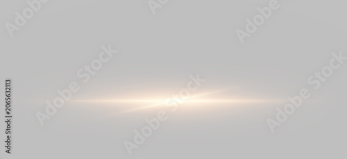 Tablou pe pânză A luminous golden-orange line stretches gracefully through the composition with warm radiant brilliance