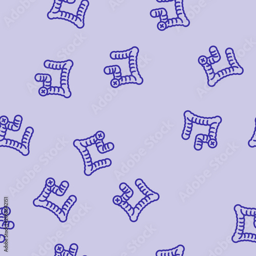 фотографія bowel resection surgery line seamless pattern bowel resection surgery thin line