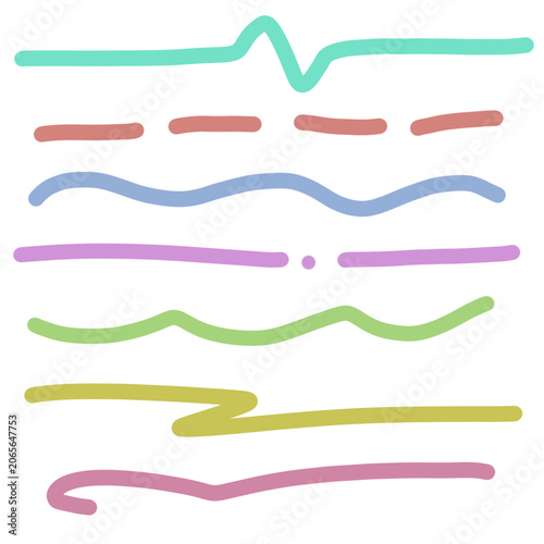 Multicolor Dynamic Underline 01