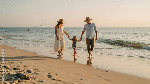 couple walking on the beach