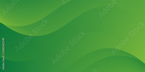 Slika na platnu Abstract green curve background