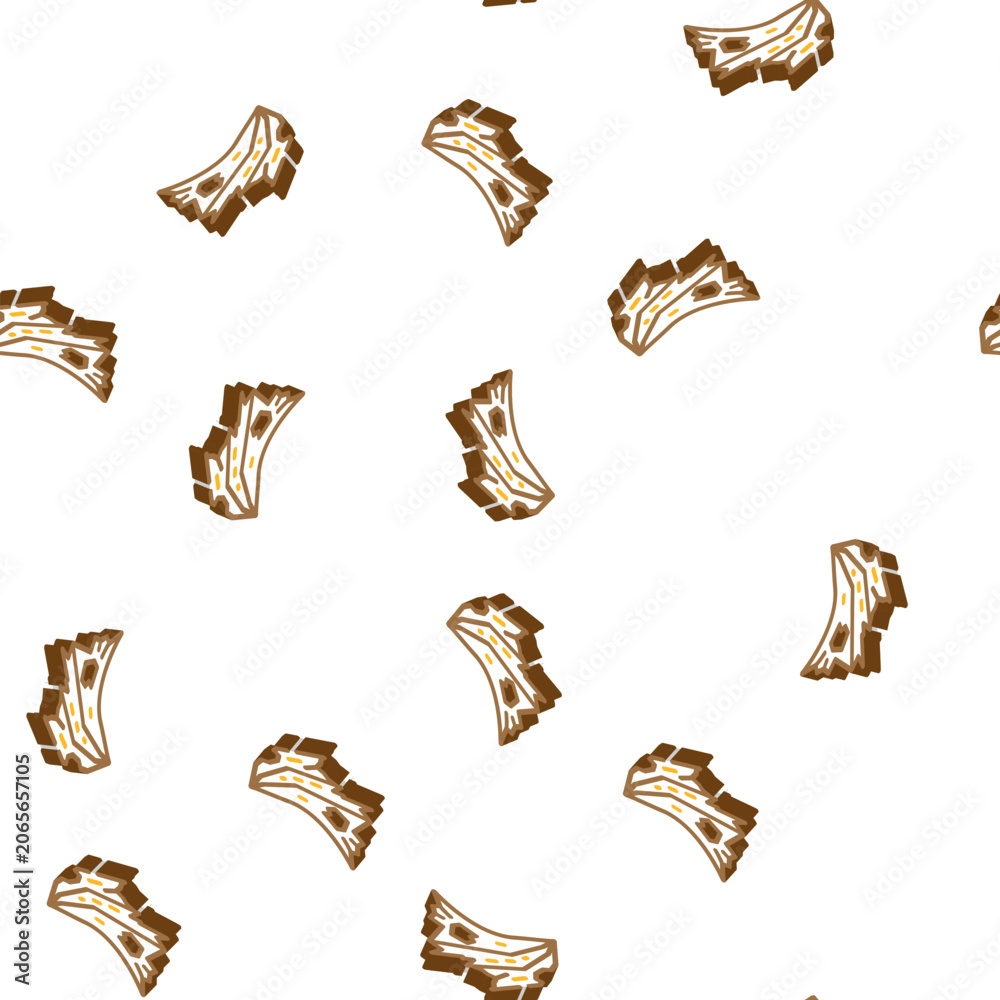 Naklejka premium ragged wing isometric seamless pattern. ragged wing sign illustration