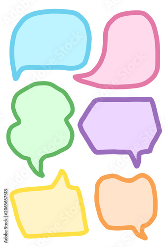 Set of Speech Bubbles 02
