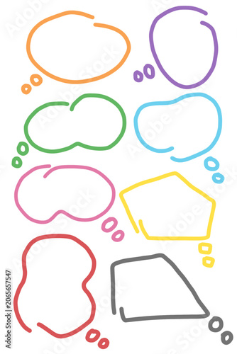 Set of Speech Bubbles 03