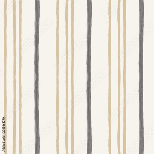  Hand Painted Neutral Stripe Seamless Background Pattern