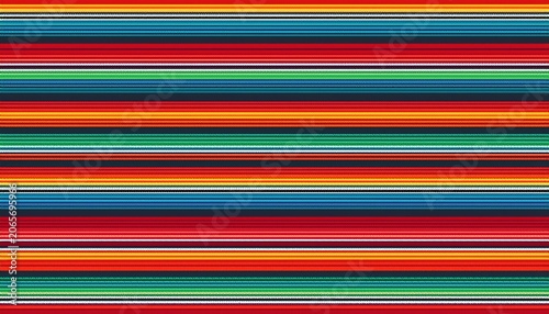 blanket stripes seamless pattern background for cinco de mayo party decor or ethnic mexican fabric pattern with colorful stripes serape design
