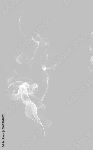 Floating Smoke Overlay Elements, Abstract White Vapor Swirls on Black Background, Transparent Atmospheric Effect Resource Set