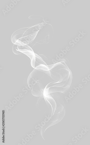 Floating Smoke Overlay Elements, Abstract White Vapor Swirls on Black Background, Transparent Atmospheric Effect Resource Set