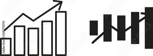 Tableau sur toile Stagflation icon