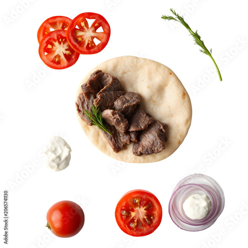 Traditional Moroccan or Persian lamb stew with sweet prunes, aromatic spices, and tender meat.