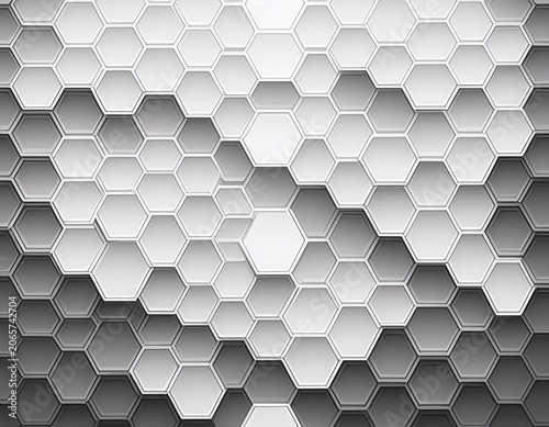 background design with white hexagonal texture
