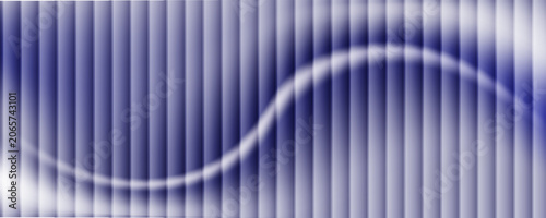 Abstract vertical blue light bar pattern background with glowing cyan center, creating a vibrant digital sound wave or equalizer effect, isolated on