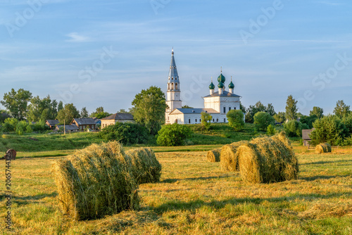 Quadro su tela Church of the Kazan Icon of the Mother of God in Osenevo, Yaroslavl Region