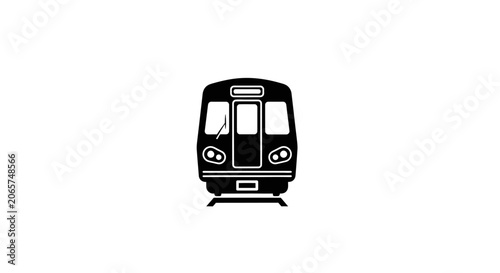 Subway Train Vector Icon