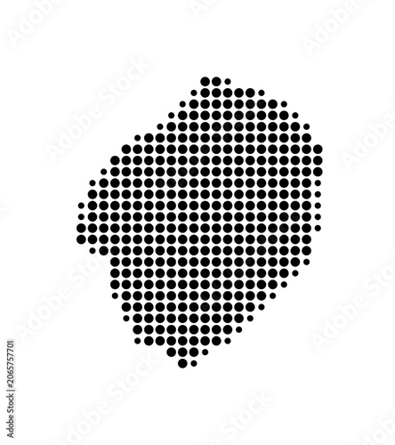 Fotografía Symbol Map of the Parish Saint Philip (Barbados) showing the area with a pattern