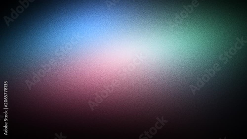 Cyan and magenta light bleeding across a grainy matte surface