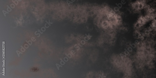 Abstract dark textured background with pink scattered speckled particles creating an organic grunge surface. Gradient transitions from dense, dark detail on the left to pink tones