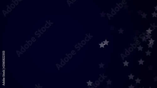 Title: Falling stars in America's Independence Day color white USA backgrounds with star shapes for American celebrations 4th of July, Memorial Day Veteran's Day or patriotic US holidays.