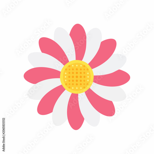 Stylized Daisy Flower Icon