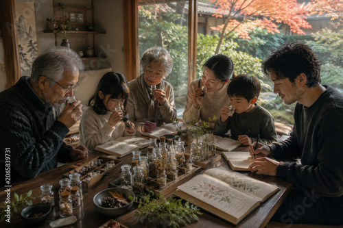 Family Micro-Adventures – Japanese Family Creating a Seasonal Fragrance Library