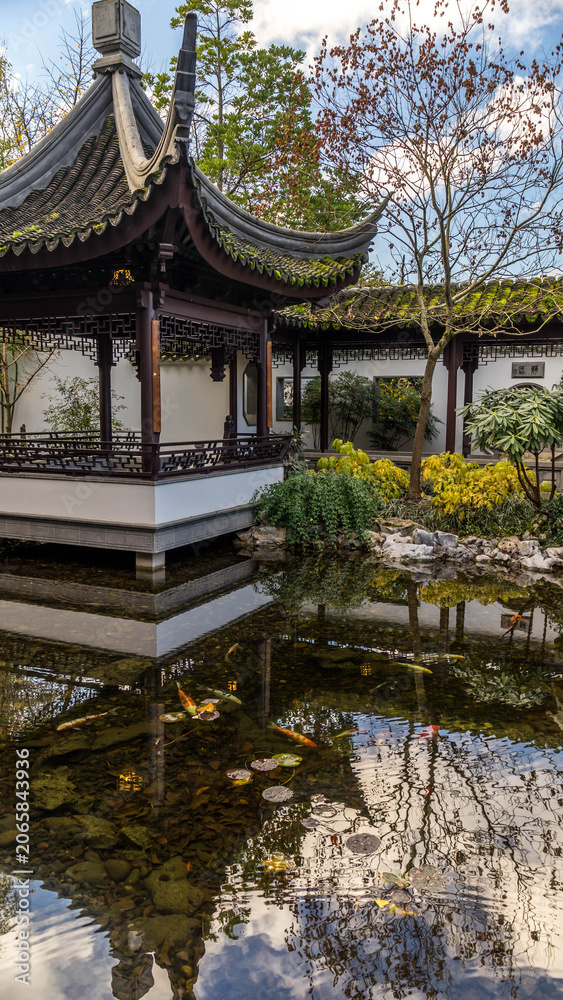 Obraz premium Lan Su Chinese Garden, Portland, Oregon, Suzhou-style