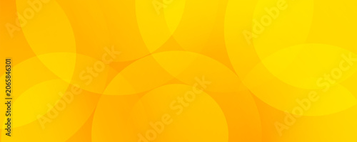Abstract Background Yellow and Orange Gradation. Circle Effect Stylish Illustration Design