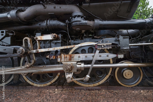 Side of Steam Locomotive
