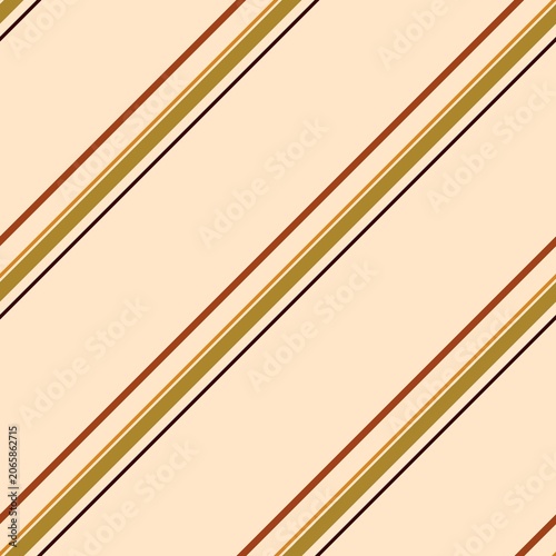 Fotografía Retro diagonal stripe seamless pattern, 70s warm minimalist stripe procreate dig