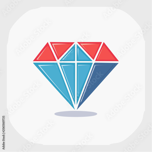 Stylized Diamond Icon