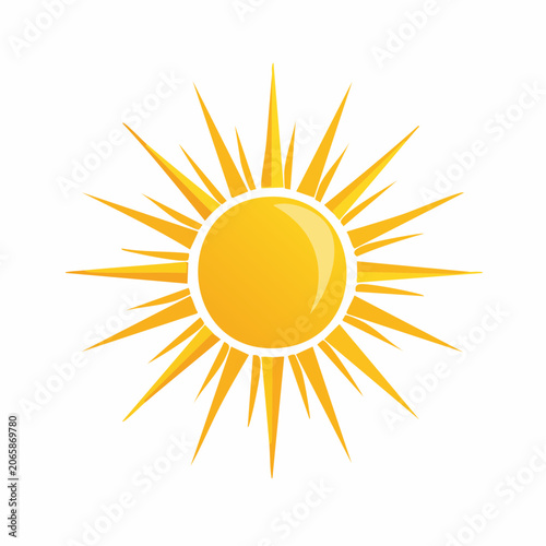 Stylized Sun Icon