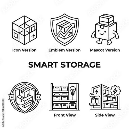 Smart Storage Box and Shelves System.