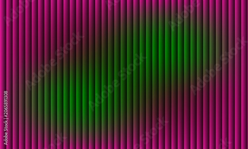 Vibrant vertical stripes featuring a gradient of deep magenta and bright green in digital art style