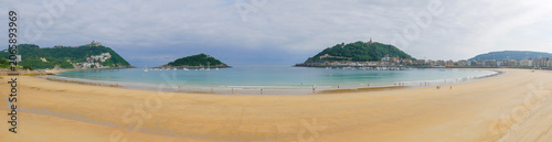 Scenic northern Spain coastal bay landscape