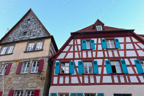 Canvastavla Malerische Fachwerkhäuser in der Sattlertorstraße – Historische Altstadt von For
