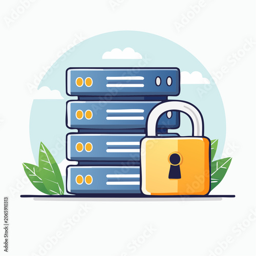 Server Security and Data Protection Concept