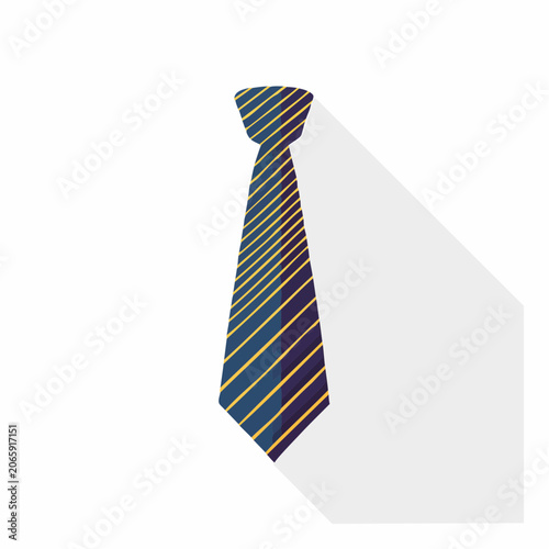 Striped Necktie Icon